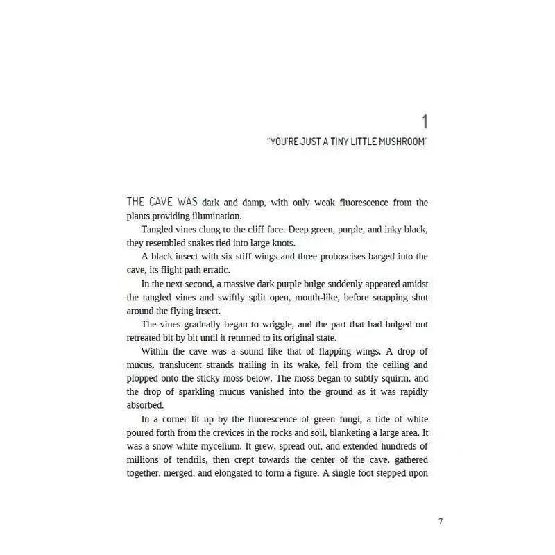 2 Books Little Mushroom Volume 1+2 English Novel Book Paperback