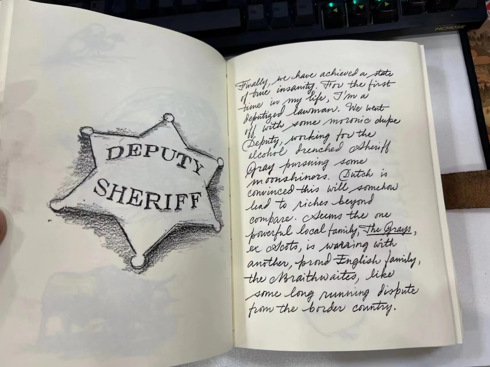 Arthur Morgan Journal Arthur's Diary rdr2 Cosplay Video Game Props Red Dead Redemption Collection