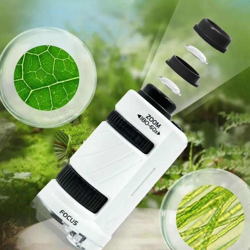 Pocket Microscope Kids Science Toy Kit