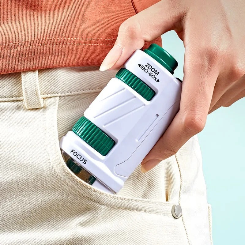 Pocket Microscope Kids Science Toy Kit