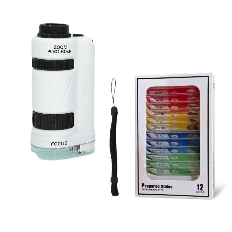 Pocket Microscope Kids Science Toy Kit